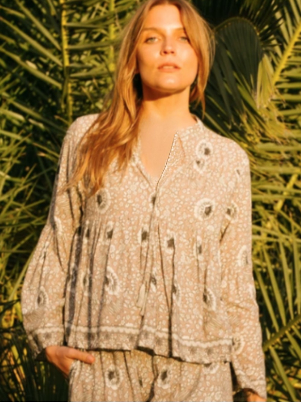 Natalie Martin Lauren Top in Vintage Flower Size M
